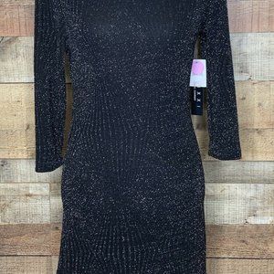 Trixxi Sparkle Stretch Knit Dress Small Women’s